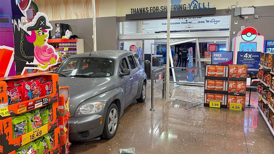 Texas Man Arrested After Intentionally Crashing Car into Closed Kroger for Bathroom Access